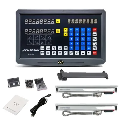 Obrázok produktu pre Digitálny displej, AC110V/220V, lineárny snímač so stupnicou 0-1000 mm, kompletná sada 0,005 mm