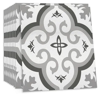 Produktbild von Fliesenaufkleber - Selbstklebend und wasserdicht - Für Boden und Wand in Küche und Bad - 10 Stück - 30x30 cm