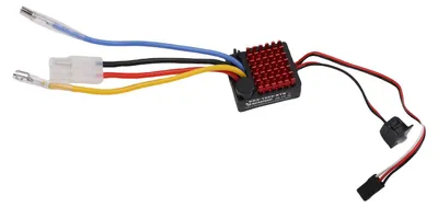Zdjęcie produktu dla Szczotkowy elektroniczny regulator prędkości (ESC) 60 A, wodoodporny, do samochodów i łodzi RC, z wyjściem BEC 3 A, kompatybilny z silnikami 540, 550 i 750