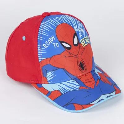 Produktbild von Spiderman Sommer Cap – Kinder Mütze mit Print & UV-Schutz Rot