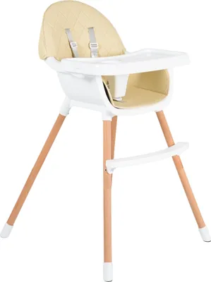 Produktbild von Cangaroo Kinderstuhl 2-in-1 Holz Beige