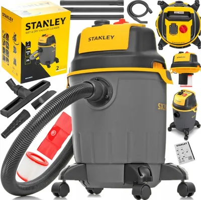 Produktbild von Stanley 3200W Steckdose Beutellos Nass Trocken Industrie Staubsauger