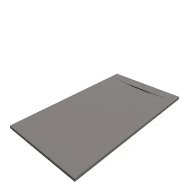 Produktbild von SANYCCES SIENA Rechteckige Duschwanne SanyDur Gel Coat 160 x 70 cm, grau