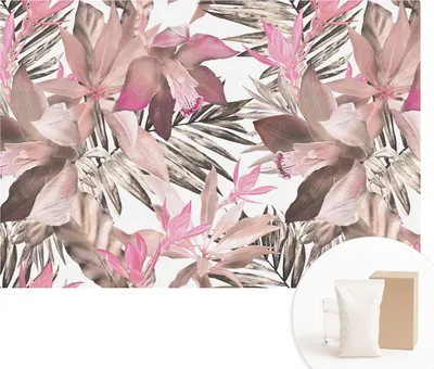 Obrázek produktu pro Samolepicí fototapeta – nástěnné obrazy do obývacího pokoje – 152 x 104 cm – dekorativní fólie na stěny – moderní design pro výzdobu stěn – tapety do interiérů – exotické květiny