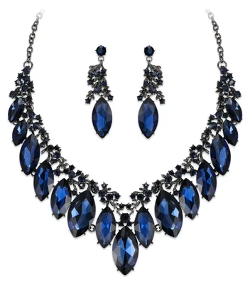 Imagen del producto de Conjunto de joyería para bodas con cristales