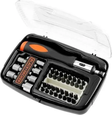Produktbild von Black & Decker Multi-Bit-Schraubendreher a7062-xj