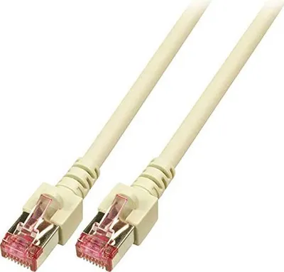 Image de EFB K5510.1 EFB RJ45 Patchkabel S/FTP, Cat.6, LSZH, 1m, grau
