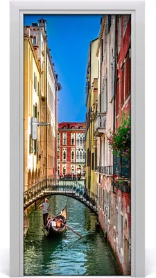 Produktbild von Tulup Türaufkleber 85x205 cm Dekorative Aufkleber Selbstklebend Wasserdichte Tapete Abnehmbar Schlafzimmer Wohnzimmer Wohnkultur - Venedig Italien