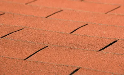 Produktbild von Dachschindeln rechteckig schwedenrot, 3m²