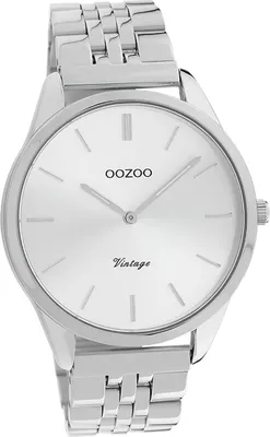 Immagine prodotto di Oozoo orologio da donna in metallo lucido orologio analogico al quarzo bracciale argento Timepieces D2UOC9981A