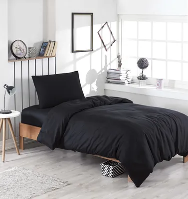 Produktbild von L'Essentiel Linge de Maison, Düzboya- ELR1306, Schwarz, Bettdecken, 65% Baumwolle / 35% Polyester