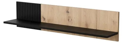 Produktbild von Cama MERCI Regal 110x20x25 schwarz/Eiche artisan