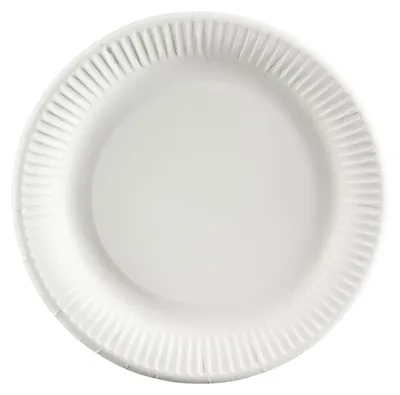 Produktbild von 100x Pappteller KU 23 rund 23 cm fettdicht