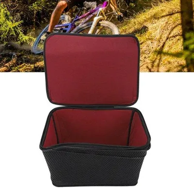 Immagine prodotto di Portabici posteriore da 20 L - 44 lb - Borsa portabici impermeabile in tessuto - Copertura per portapacchi - Borsa da viaggio per attività all'aperto