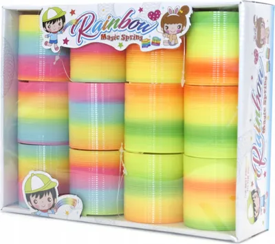 Immagine prodotto di MAGICZNA SPRĘŻYNA molla arcobaleno SET DA 12 PEZZI
