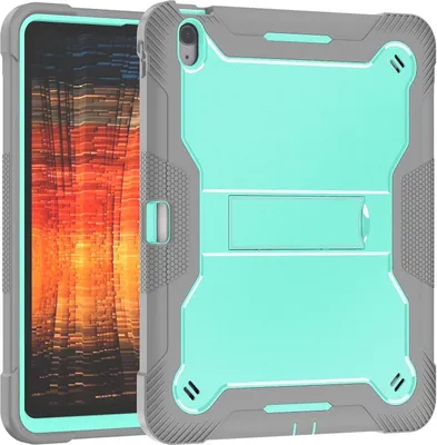 Obrázek produktu pro Pouzdro pro iPad 2/3/4 generace se stojánkem a popruhem přes rameno tyrkysové