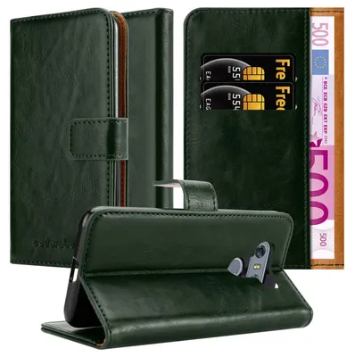 Produktbild von Cadorabo Hülle für LG G6 Schutzhülle in Grün Handyhülle Book Tasche Case Etui Luxury