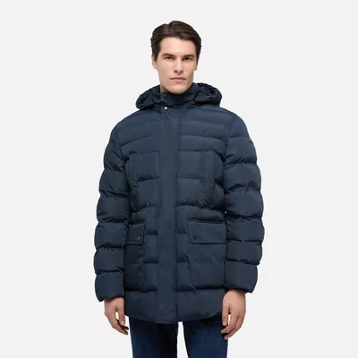 Produktbild von Geox Dunkelblauer Herrenparka Leitan 60