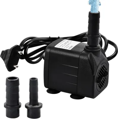 Produktbild von 10-W-Aquarienpumpe, 504 l/h – Extrem leise – Hoher Hub – Für Teich, Fische und Springbrunnen – 1,25 m