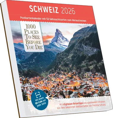 Produktbild von Schweiz Postkartenkalender im Format 17,5 x 17,5
