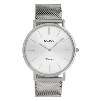 Produktbild von Oozoo Armbanduhr silber Edelstahl C9905A Vintage Series Herren Analog-Quarzuhr UOC9905A