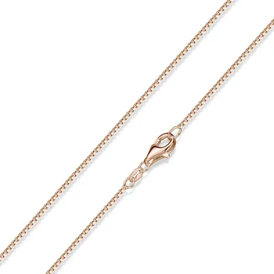 Produktbild von MATERIA by Matthias Wagner Venezianerkette Rosegold Silber 925 rosé vergoldet 1mm K17