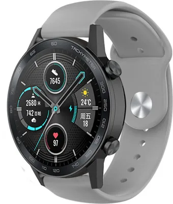 Produktbild von Strap-it Honor Magic Watch 2 Sportarmband (Grau)