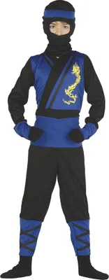 Obrázek produktu pro Akční chlapecký kostým Ninja Modrý 2026