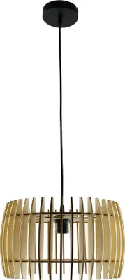 Produktbild von MOOD Pendelleuchte Holz Ø35CM – Nachhaltiges Design & Natürliche Wärme für Ihr Zuhause, E27