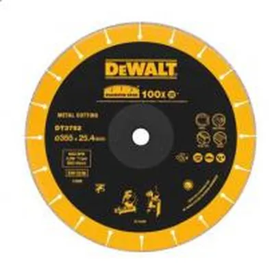Diamant-Trennscheibe DEWALT 355x25,4 mm für Metall STANLEY BLACK+DECKER