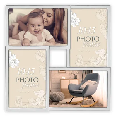 Produktbild von ZEP Fotorahmen - Metall - silber - 4 Rahmen - 10 x 15 cm