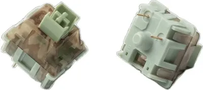 Image de Keychron Camo Switch Light Green Commutateurs pour clavier de jeu mécanique 110 pcs( 3-Pin, MX Stem, 40+10 Gf )