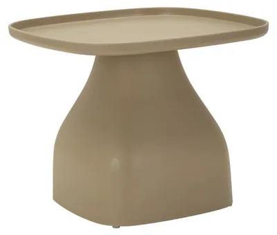 Produktbild von Couchtisch Gea aus Kunststoff in Taupe 48x48x38 cm