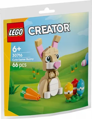 Zdjęcie produktu dla LEGO Creator Uroczy zajączek wielkanocny, Zestaw do budowania, 6 lat(a), Plastik, 66 szt., 43 g