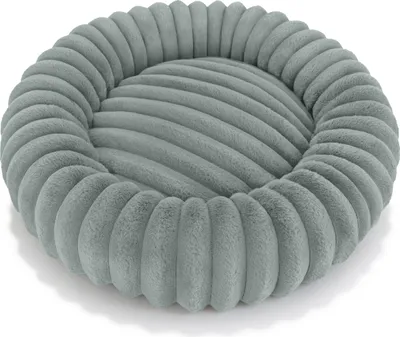 Produktbild von Domarex Rundes Hundebett Weich Waschbar Komfortabel Robust, Sage 60x60cm