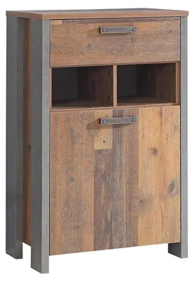 Produktbild von Schuhschrank Kommode CLIF 1-trg. Optik: Old Wood Vintage von Forte