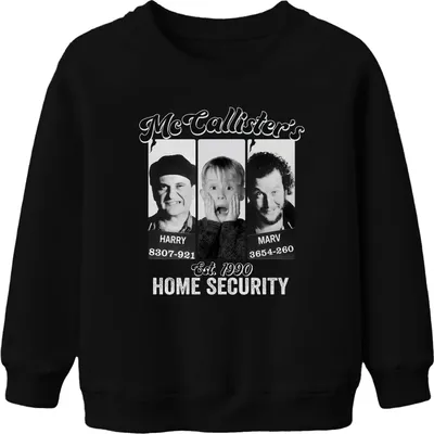 Immagine prodotto di McCallister's Home Security Harry Marv Kevin - Maglione natalizio unisex per bambini, nero, 152