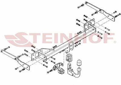 Produktbild von Z547162 Anhängerkupplung passend für MERCEDES GLK 2008-2015 abnehmbar