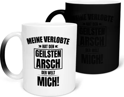 Produktbild von 22Feels Zaubertasse Verlobter Geschenk Männer Verlobung Bekannt Geben Für Ihn Groom To Be Spruch Heiraten Kaffeetasse Farbwechsel Geburtstag Weihnachten Geschenkidee Bürotasse