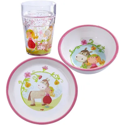 Produktbild von Haba 300384-7-9 Vicki & Pirli 3er Set Melamin-Sch?