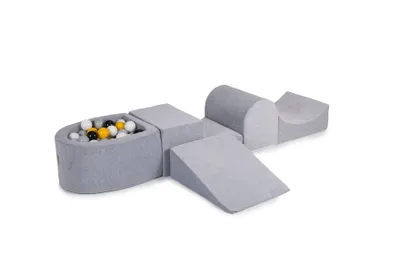 Produktbild von Schaumstoff Bausteine Kinder mit Bällebad - Softbausteine Baby