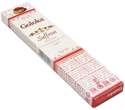 Produktbild von Räucherstäbchen Goloka, verschiedene Düfte, Duftsorte:Saffron