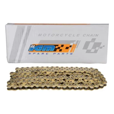 Produktbild von Kette 420 verstärkt 144 Glieder gold mit Schloss für Simson S50 S51