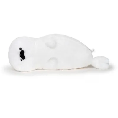 Produktbild von Plüsch Robbe 70 cm – Kuscheltier Robbe Kissen weich Weiß Kinder
