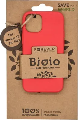 Productafbeelding van Beschermhoes / hoesje voor Apple iPhone 13 Pro Max, rood, merk Forever Bioio