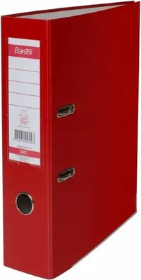 Obrázok produktu pre Segregator 8 cm z mechanizmem dźwigniowym okuty czerwony