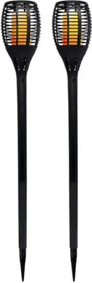 Produktbild von 2 Maity Sun LED-Mini-Solartaschenlampen – Höhe 70 cm – Warmweiß