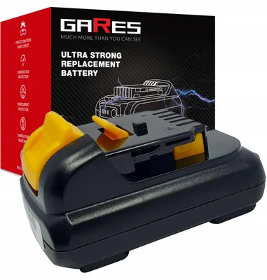 Obrázok produktu pre GARES Akumulátor Batéria pre Dewalt DCL510N DCB121 DCB127 DW0825LR | 12 V 2Ah | Zosilnená séria High-Performance | Vysoký výkon | Gares