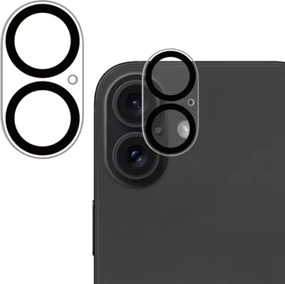 Immagine prodotto di imoshion glass camera protector 2-pack per iPhone 16 / 16 Plus / 17 - Nero