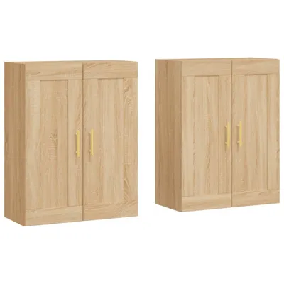 Image de Armoires murales 2 pcs chêne sonoma bois d'ingénierie
